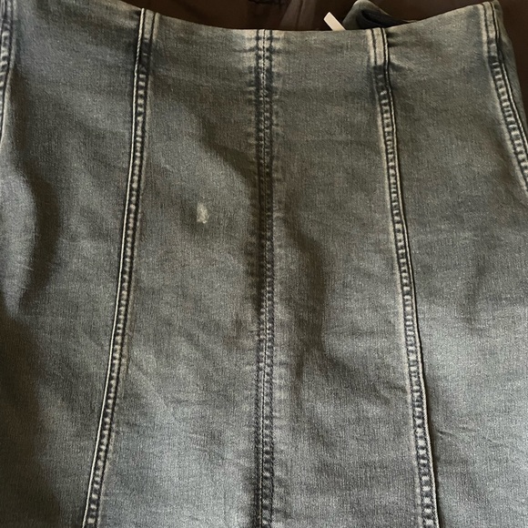 Free People Dresses & Skirts - Free people blue mini skirt size 4